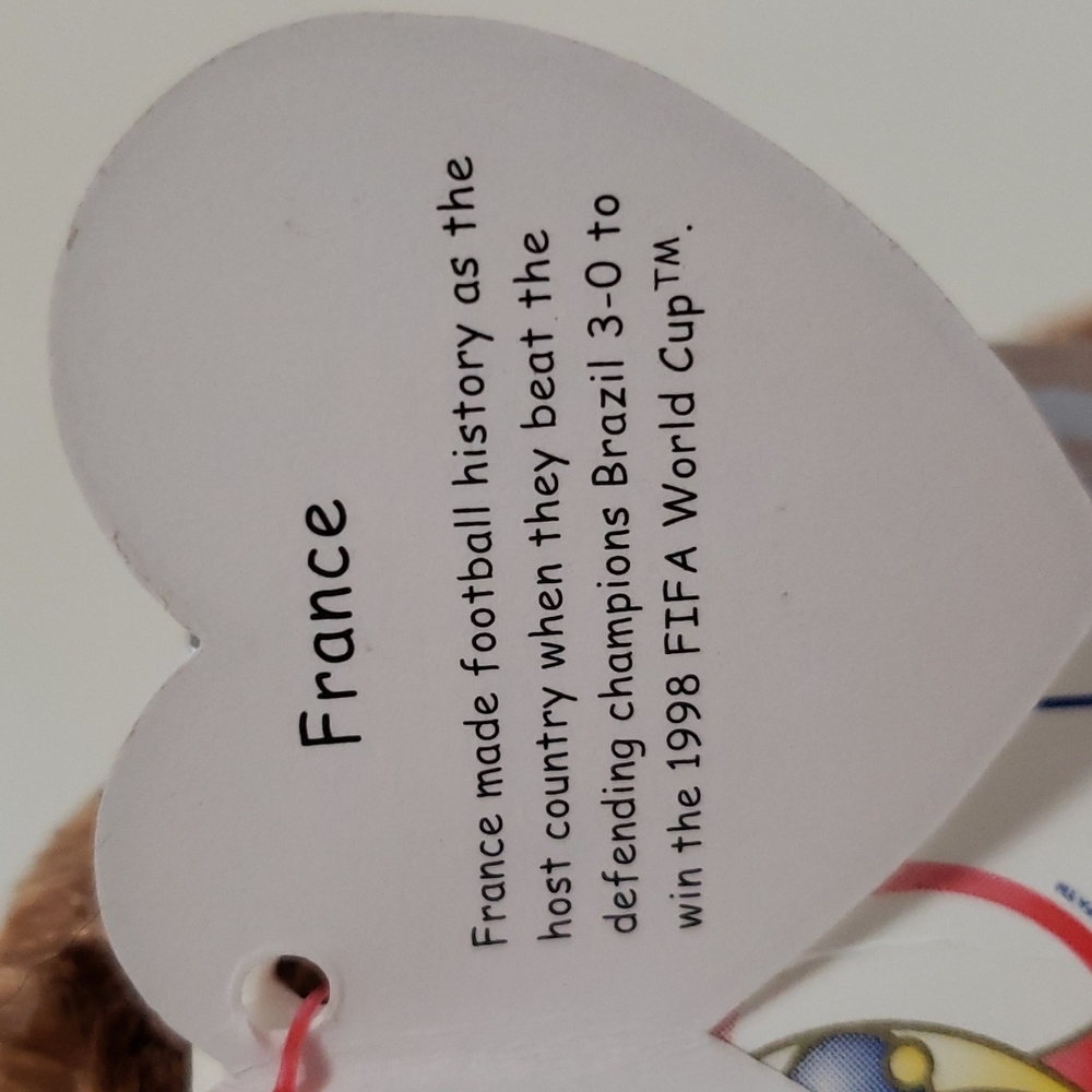 Ty beanie baby FIFA France bear 🇫🇷 - Picture 5 of 7